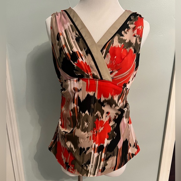 Preloved Tahari sleeveless top in Sz S - Picture 1 of 7